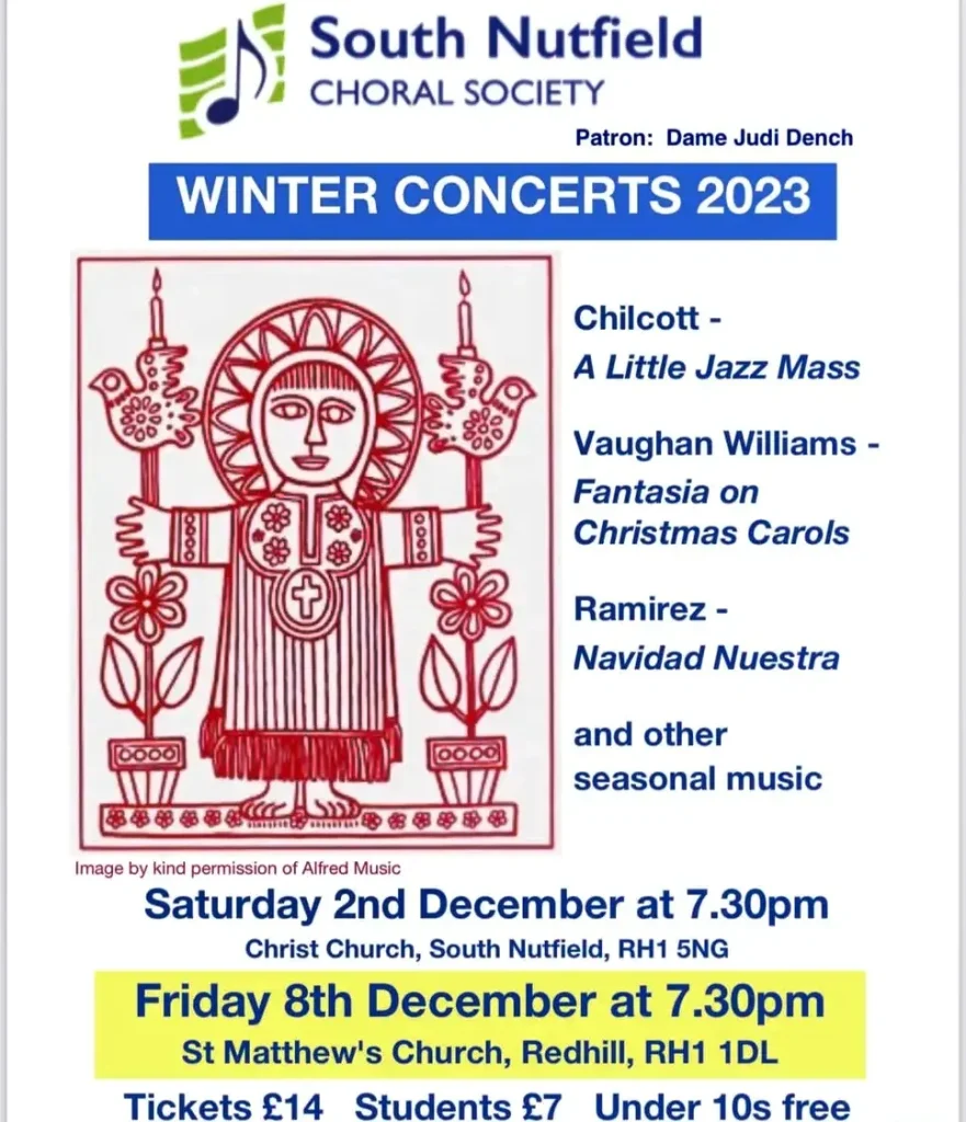 Navidad Nuestra Ramirez South Nutfield Choral Society